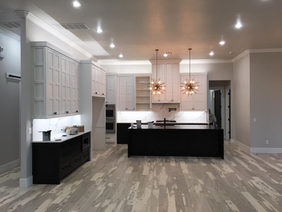 Kitchen cabinet painting and renovation in Moore Oklahoma